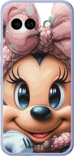 Силиконовый чехол Минни Маус с бантиком для Google Pixel 9A - 6055u-3899 изображение 