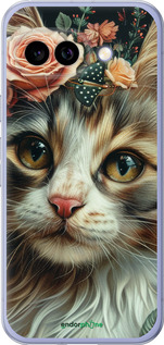 Силиконовый чехол Cats and flowers для Google Pixel 9A - 6069u-3899 изображение 