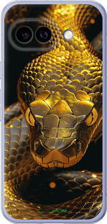 Силіконовий чехол Golden snake для Google Pixel 9A - 6072u-3899 изображение 