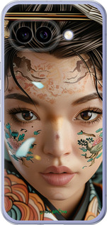 Силиконовый чехол Взгляд души самурая для Google Pixel 9A - 6076u-3899 изображение 