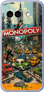 Силиконовый чехол Городской драйв Monopoly для Google Pixel 9A - 6088u-3899 изображение 