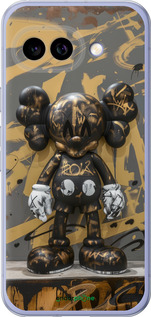 Силиконовый чехол Bronze kaws для Google Pixel 9A - 6097u-3899 изображение 