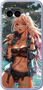 Силиконовый чехол Аниме-звезда под водопадом для Google Pixel 9A - 6121u-3899 изображение 