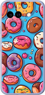 Силиконовый чехол Пончики для Google Pixel 9A - 6318u-3899 изображение 