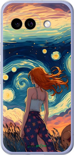 Силиконовый чехол Девушка Арт для Google Pixel 9A - 6325u-3899 изображение 