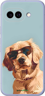 Силиконовый чехол Пес в очках для Google Pixel 9A - 6381u-3899 изображение 