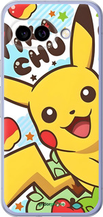 Силиконовый чехол Пикачу 2 для Google Pixel 9A - 6391u-3899 изображение 