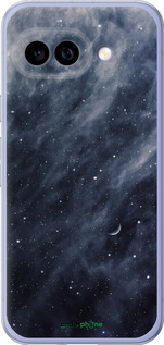 Силиконовый чехол Голубые облака, Голубая луна для Google Pixel 9A - 6398u-3899 изображение 