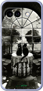 Силиконовый чехол Череп и коты для Google Pixel 9A - 6432u-3899 изображение 