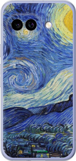 Силиконовый чехол «Звездная ночь» Винсента Ван Гога для Google Pixel 9A - 6433u-3899 изображение 