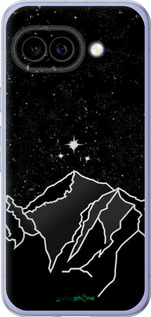 Силиконовый чехол Минималистический горный пейзаж для Google Pixel 9A - 6438u-3899 изображение 