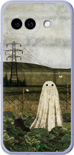 Силиконовый чехол Иллюстрация призрак в капусте для Google Pixel 9A - 6440u-3899 изображение 