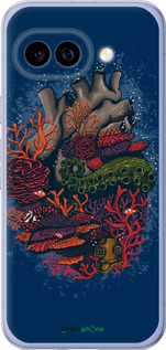 Силіконовий чехол Серце моря для Google Pixel 9A - 6506u-3899 изображение 