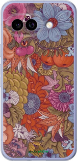 Силиконовый чехол Абстрактные цветы для Google Pixel 9A - 6526u-3899 изображение 