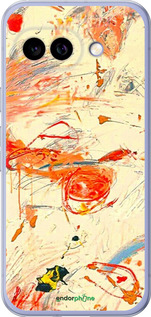 Силиконовый чехол Динамичная картина с хаотичными мазками для Google Pixel 9A - 6540u-3899 изображение 