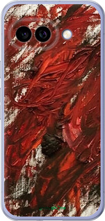 Силиконовый чехол Абстрактная композиция в красных тонах для Google Pixel 9A - 6541u-3899 изображение 