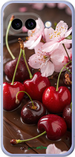 Силиконовый чехол Вишня в шоколаде для Google Pixel 9A - 6698u-3899 изображение 