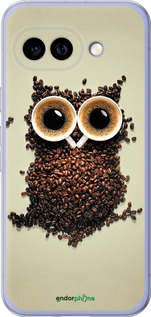 Силиконовый чехол Сова из кофе для Google Pixel 9A - 777u-3899 изображение 