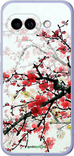 Силиконовый чехол Цветущий куст для Google Pixel 9A - 831u-3899 изображение 