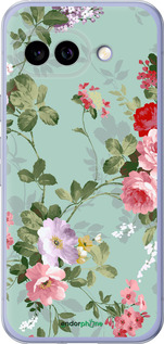 Силиконовый чехол Цветочные обои 2 для Google Pixel 9A - 862u-3899 изображение 