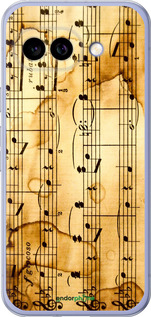 Силиконовый чехол Ноты для Google Pixel 9A - 905u-3899 изображение 