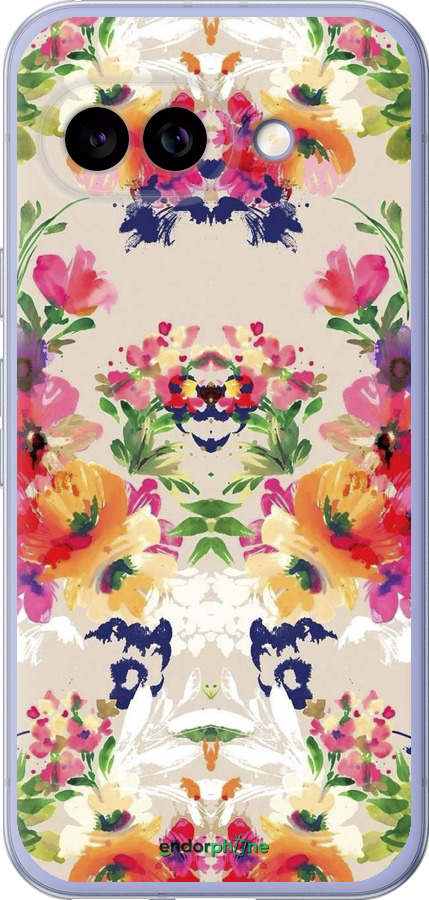 Силиконовый чехол Цветочный узор для Google Pixel 9A - 1083u-3899 изображение 