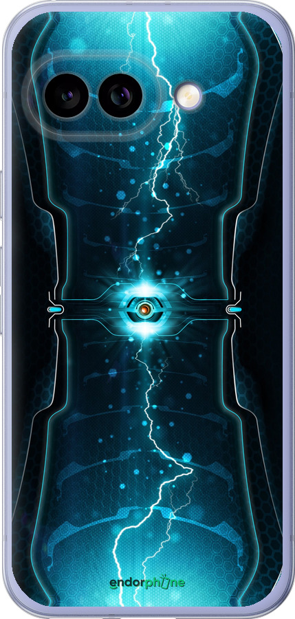 Силиконовый чехол Молнии в цилиндре для Google Pixel 9A - 120u-3899 изображение 