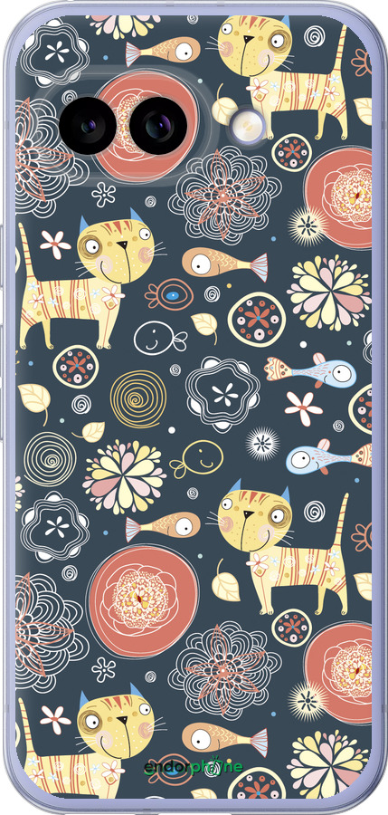 Силиконовый чехол Котята v4 для Google Pixel 9A - 1224u-3899 изображение 