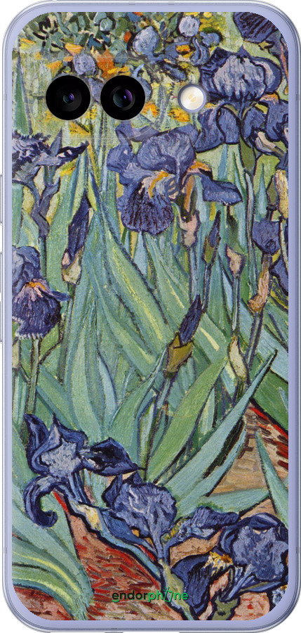 Силиконовый чехол Винсент Ван Гог. Ирисы для Google Pixel 9A - 161u-3899 изображение 