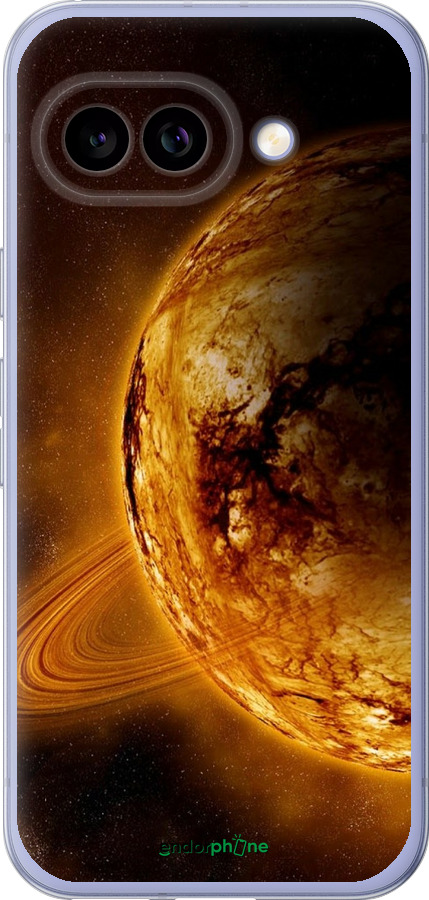 Силиконовый чехол Жёлтый Сатурн для Google Pixel 9A - 170u-3899 изображение 