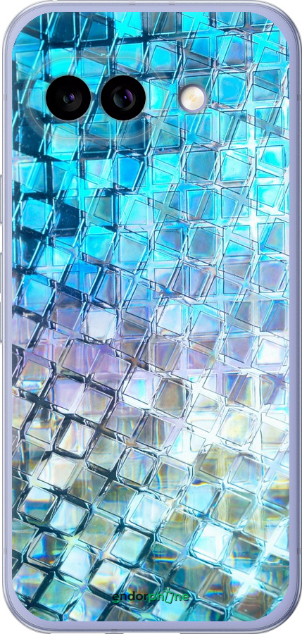 Силиконовый чехол Переливающаяся чешуя для Google Pixel 9A - 227u-3899 изображение 