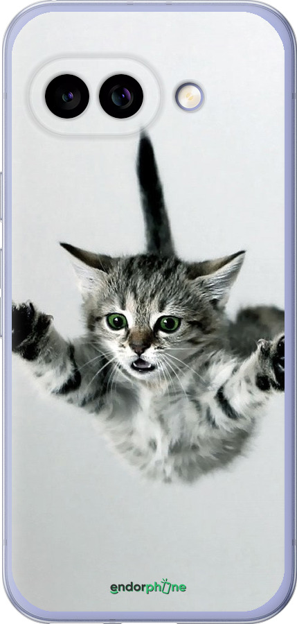 Силіконовий чехол Літаюче кошеня для Google Pixel 9A - 2322u-3899 изображение 