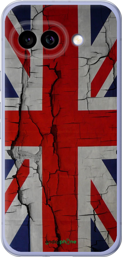 Силиконовый чехол Флаг Великобритании 2 для Google Pixel 9A - 387u-3899 изображение 