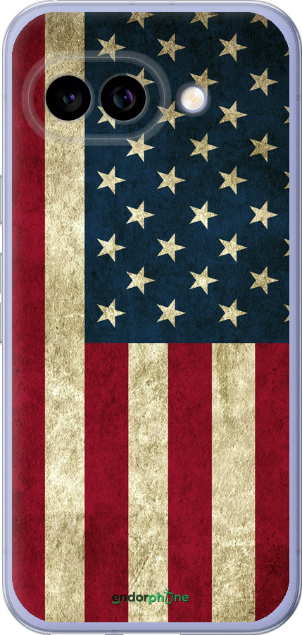 Силиконовый чехол Флаг США для Google Pixel 9A - 395u-3899 изображение 