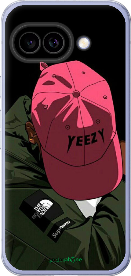 Силиконовый чехол logo de yeezy для Google Pixel 9A - 3995u-3899 изображение 