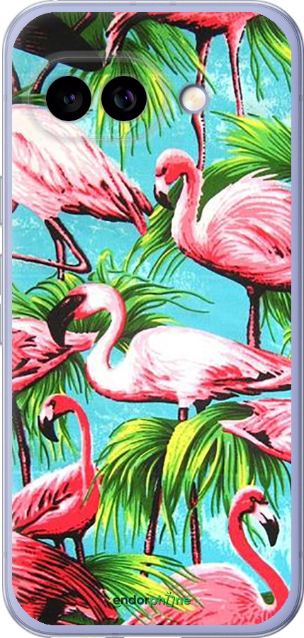 Силиконовый чехол Tropical background для Google Pixel 9A - 4016u-3899 изображение 