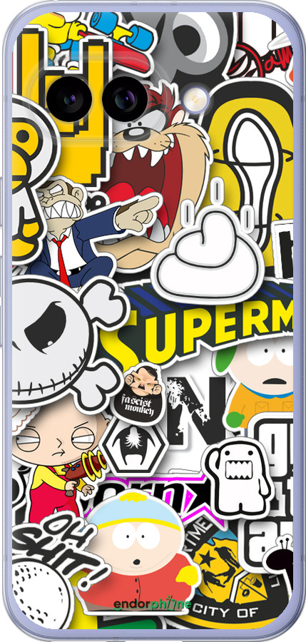 Силіконовий чехол Popular logos для Google Pixel 9A - 4023u-3899 изображение 