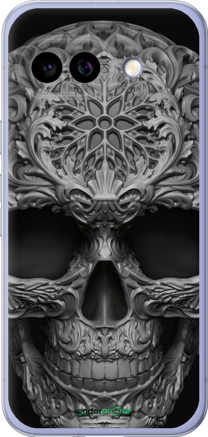 Силиконовый чехол skull-ornament для Google Pixel 9A - 4101u-3899 изображение 