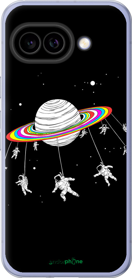 Силиконовый чехол Лунная карусель для Google Pixel 9A - 4136u-3899 изображение 