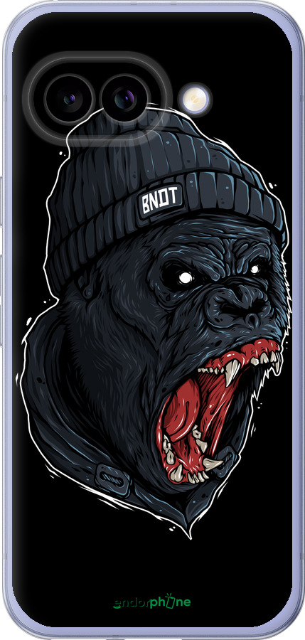 Силиконовый чехол Обезьяна в ярости для Google Pixel 9A - 4137u-3899 изображение 