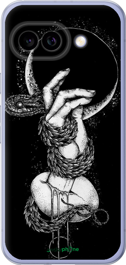 Силиконовый чехол Змея в руке для Google Pixel 9A - 4149u-3899 изображение 