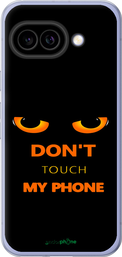 Силиконовый чехол Don't touch the phone для Google Pixel 9A - 4261u-3899 изображение 