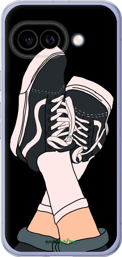 Силиконовый чехол Кеды для Google Pixel 9A - 4265u-3899 изображение 