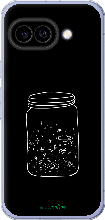 Силиконовый чехол Космос в банке для Google Pixel 9A - 4297u-3899 изображение 