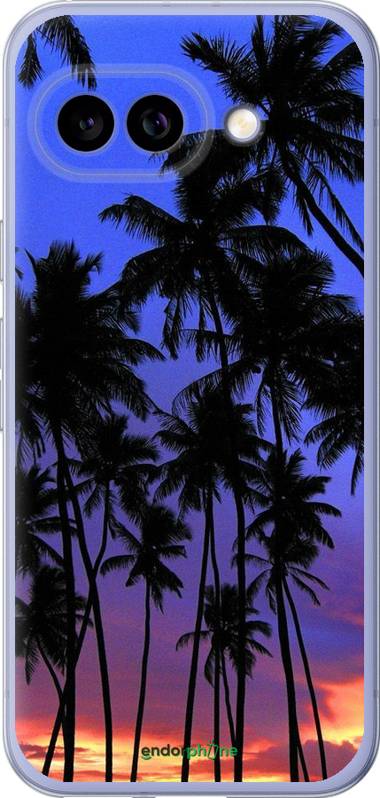 Силиконовый чехол Пальмы для Google Pixel 9A - 4324u-3899 изображение 