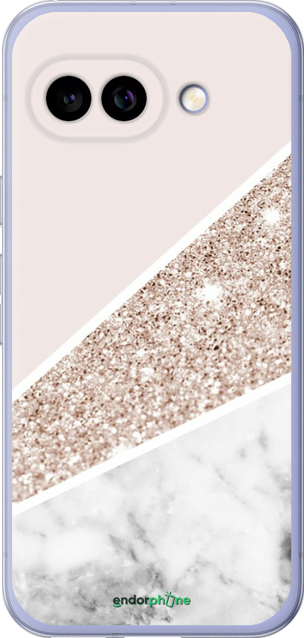 Силиконовый чехол Пастельный мрамор для Google Pixel 9A - 4342u-3899 изображение 