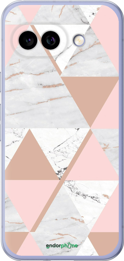 Силиконовый чехол Мраморная симметрия для Google Pixel 9A - 4344u-3899 изображение 