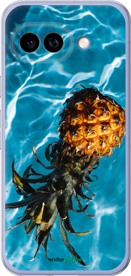 Силиконовый чехол Ананас на воде для Google Pixel 9A - 4384u-3899 изображение 