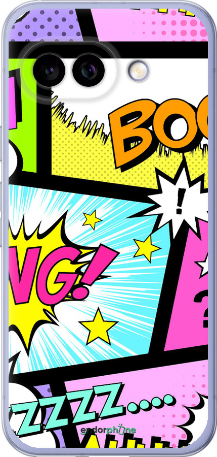 Силіконовий чехол Комікс 1 для Google Pixel 9A - 4407u-3899 изображение 