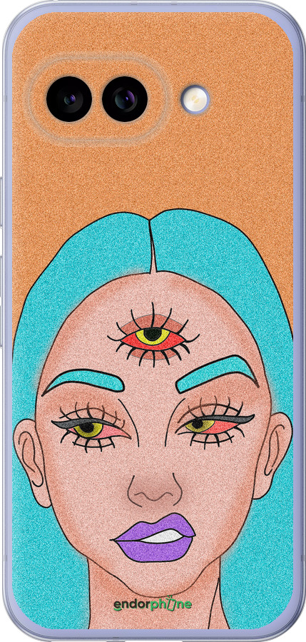 Силиконовый чехол Девушка рисунок для Google Pixel 9A - 4576u-3899 изображение 